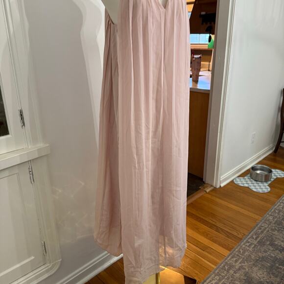 Tibi New York blush pink pleated dress maxi - Picture 6 of 10